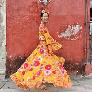 Free people Penny maxi dress